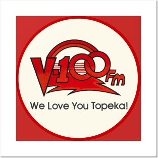 V100 FM We Love You Topeka! Posters and Art